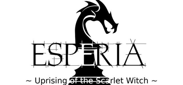 Esperia ~ Uprising of the Scarlet Witch ~ logo