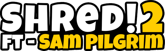 Shred! 2 - ft Sam Pilgrim logo