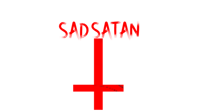 Sad Satan logo
