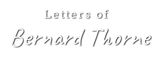 Letters of Bernard Thorne logo