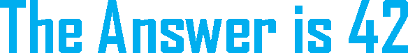 The Answer Is 42 - логотип игры