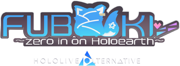 FUBUKI ~zero in on Holoearth~ HOLOLIVE ALTERNATIVE logo