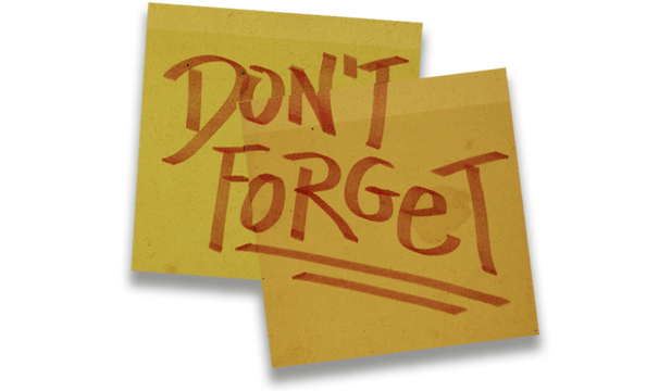 Don't Forget logo
