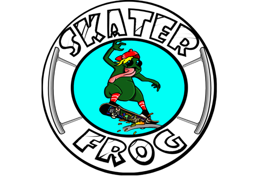 Skater Frog logo
