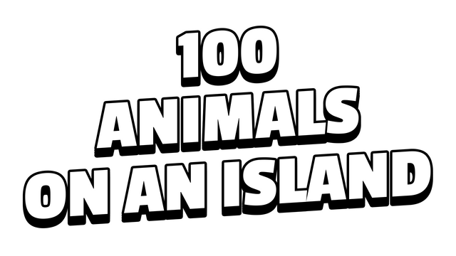 100 ANIMALS ON AN ISLAND logo