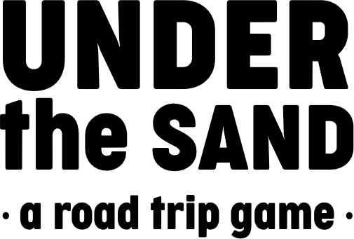 Under the Sand REDUX - a road trip game logo