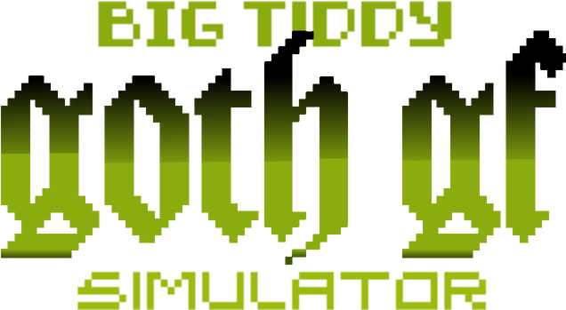 Big Tiddy Goth GF Simulator logo