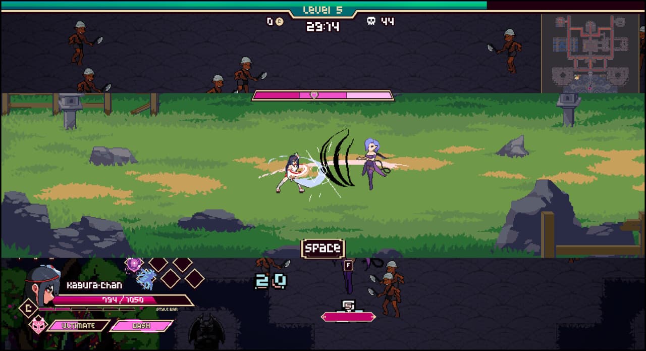 Kagura Survivors: Endless Night - скриншот 3