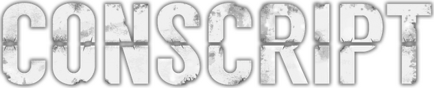 CONSCRIPT - логотип игры