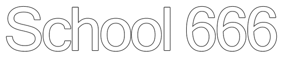 School 666 logo