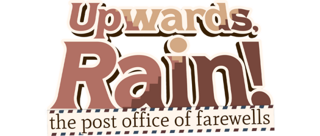 Upwards, Rain! The Post Office of Farewells logo