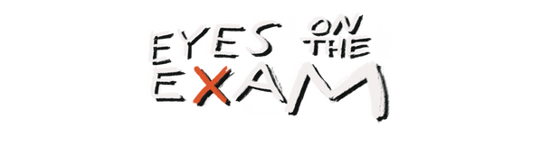 EYES ON THE EXAM logo