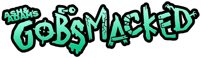 Ash and Adam's GOBSMACKED logo