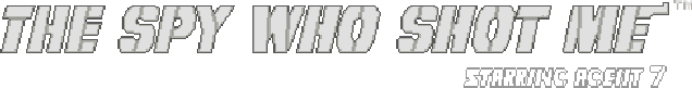 The spy who shot me logo