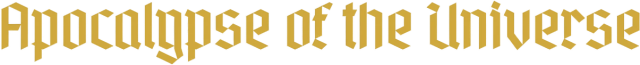 Apocalypse of the Universe logo