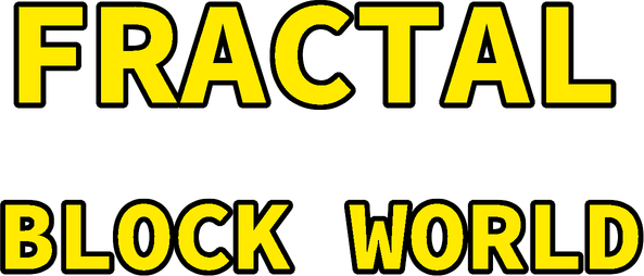 Fractal Block World logo
