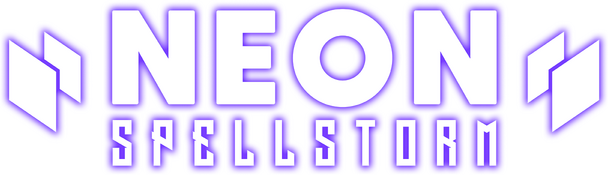 Neon Spellstorm logo