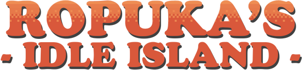Ropuka's Idle Island - логотип игры