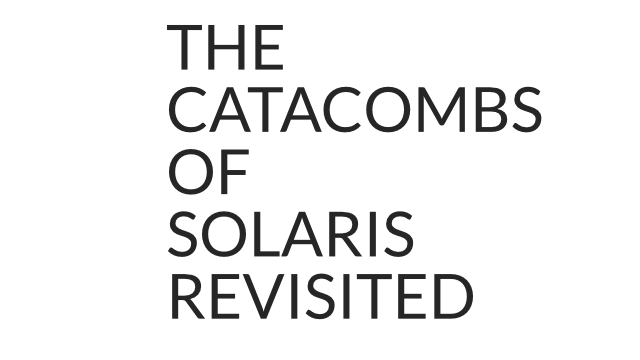 The Catacombs of Solaris Revisited logo