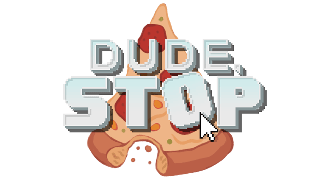 Dude, Stop logo