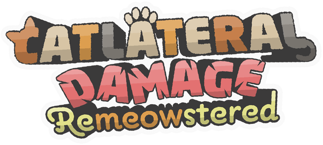 Catlateral Damage: Remeowstered logo