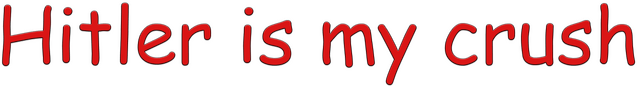 Hitler is my crush logo