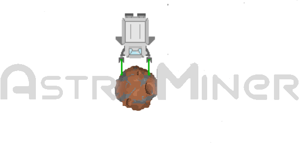 AstroMiner - логотип игры