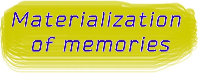 Materialization of memories logo