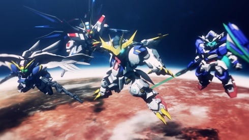 SD GUNDAM G GENERATION CROSS RAYS - скриншот 1