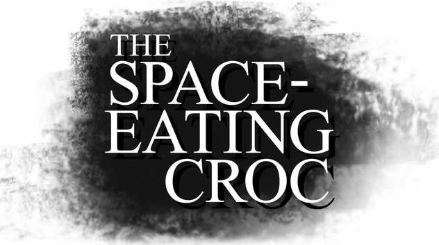 The Space-Eating Croc logo