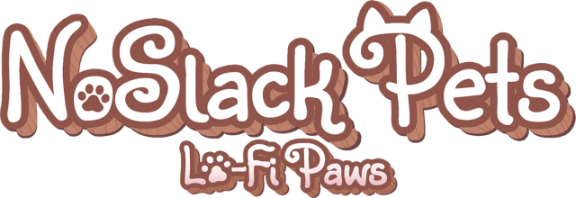 NoSlack Pets: Lo-Fi Paws logo