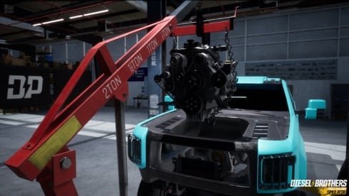 Diesel Brothers Truck Building Simulator по сети - скриншот 1