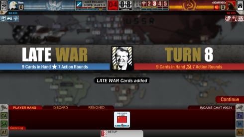 Twilight Struggle по сети - скриншот 2