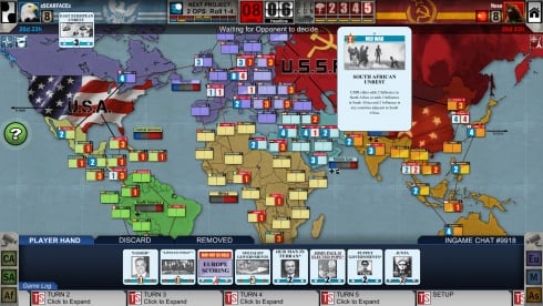 Twilight Struggle по сети - скриншот 3