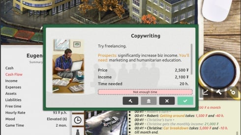 Timeflow Time and Money Sim по сети - скриншот 2