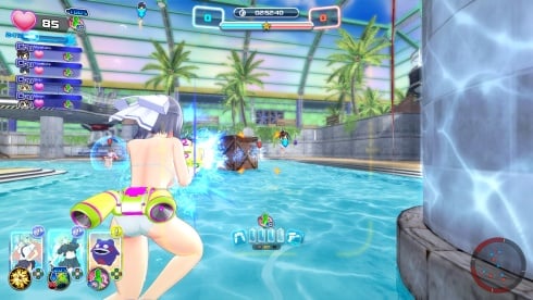 SENRAN KAGURA Peach Beach Splash по сети - скриншот 1