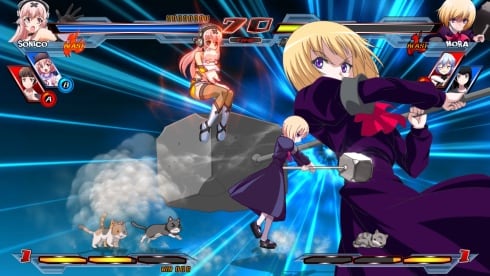 Nitroplus Blasterz Heroines Infinite Duel по сети - скриншот 1