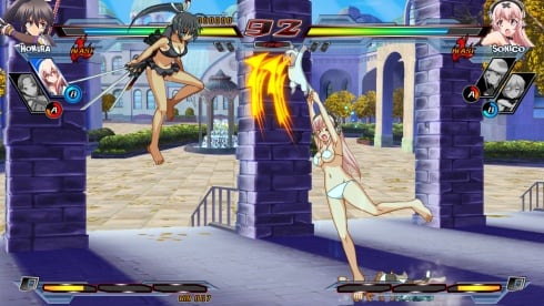 Nitroplus Blasterz Heroines Infinite Duel по сети - скриншот 3