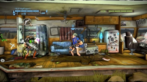 Shoot Many Robots по сети - скриншот 1