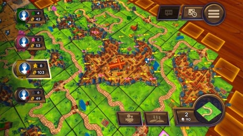 Carcassonne - Tiles and Tactics по сети - скриншот 2