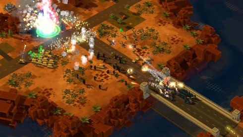 9-Bit Armies: A Bit Too Far по сети - скриншот 3