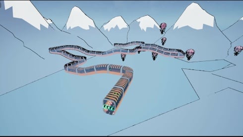 Rocket Jump Race по сети - скриншот 1