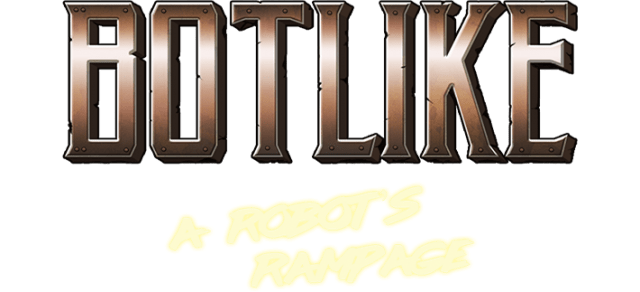 Botlike - a robot's rampage logo