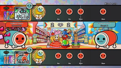 Taiko no Tatsujin: Rhythm Festival по сети - скриншот 3