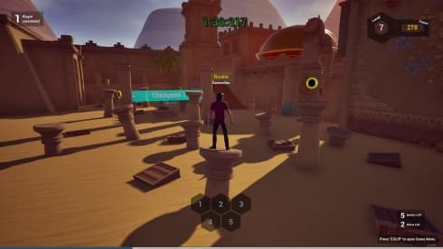 JUMP! The Floor Is... по сети - скриншот 3