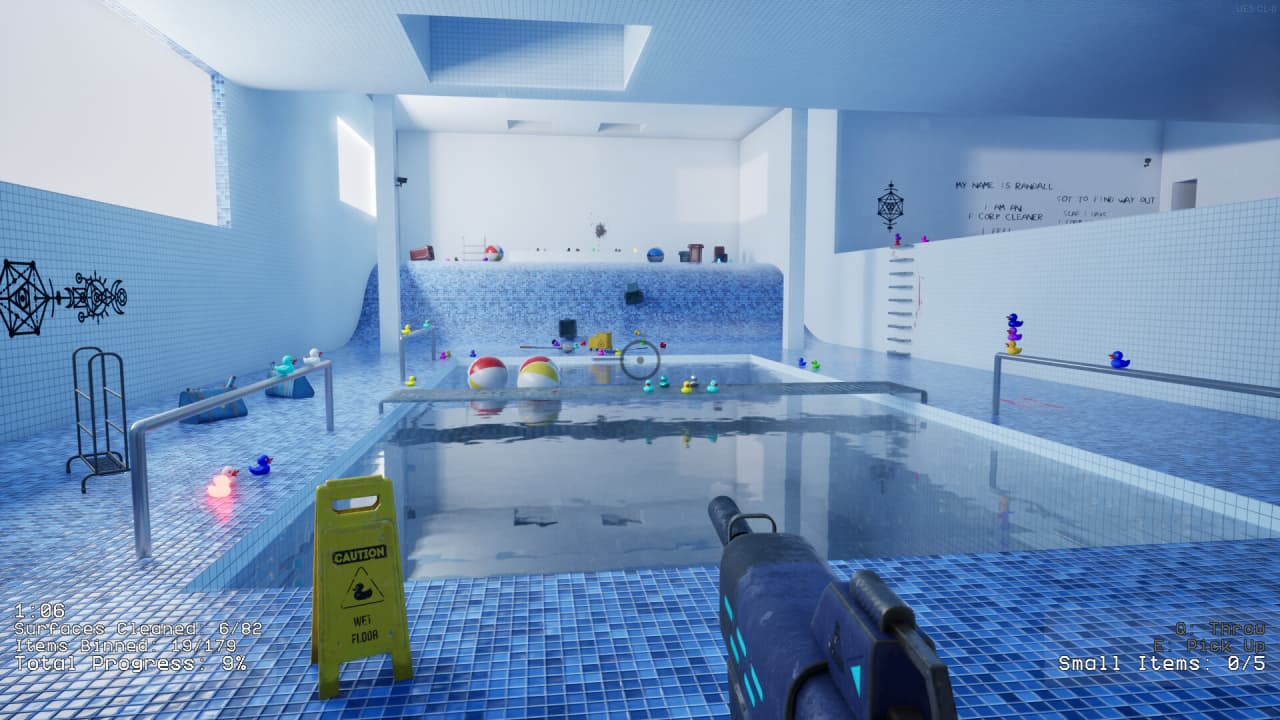 Backrooms Cleanup Crew по сети - скриншот 1