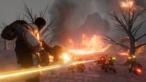 Volcanoids по сети - скриншот 1