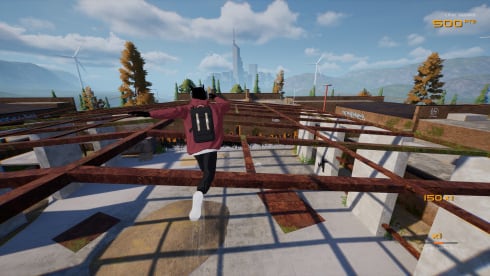 Rooftops and Alleys The Parkour Game по сети - скриншот 3