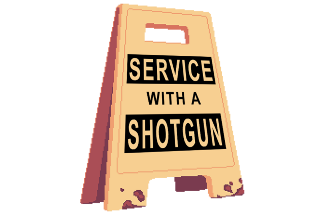 Service with a Shotgun - логотип игры