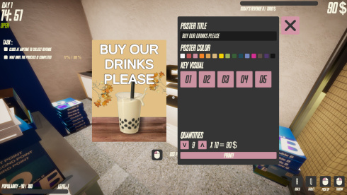 Boba Tea Shop Simulator - скриншот 6